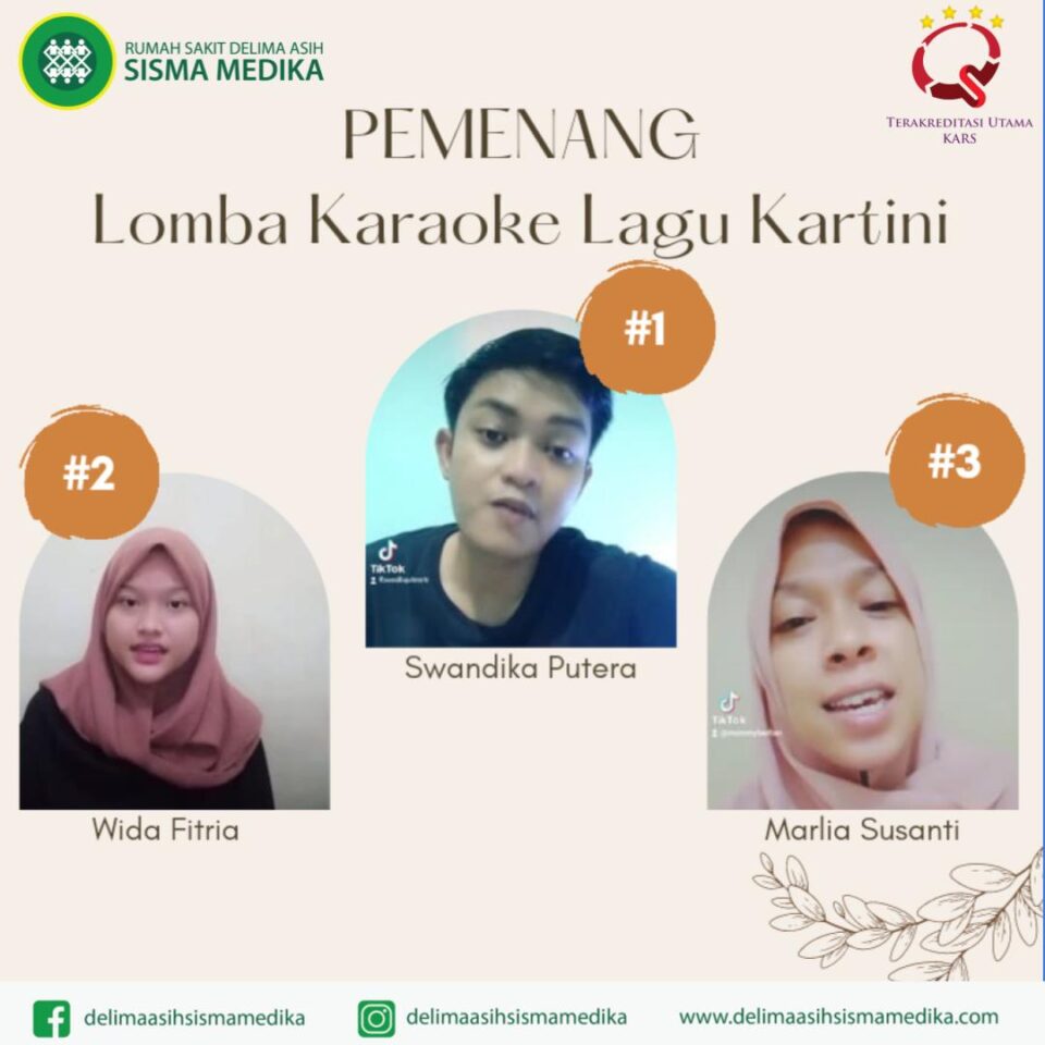 Pengumuman Pemenang Lomba Karaoke Lagu Kartini