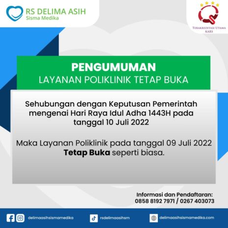 Pelayanan Klinik Hari Idul Adha